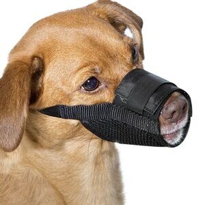 Premier Pet Dog Muzzle for Medium Dogs - Padded Nylon for Safe, Comfortable Fit